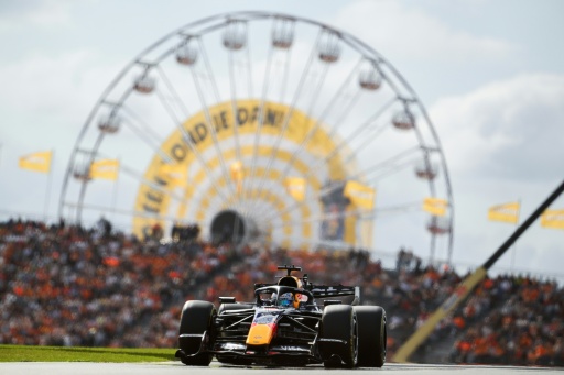 Max Verstappen durante la sesión de clasificación para la carrera esprint del Gran Premio de Países Bajos de F1. En Zandvoort (oeste de Países Bajos), el 21 de agosto de 2026 — JOHN THYS / AFP