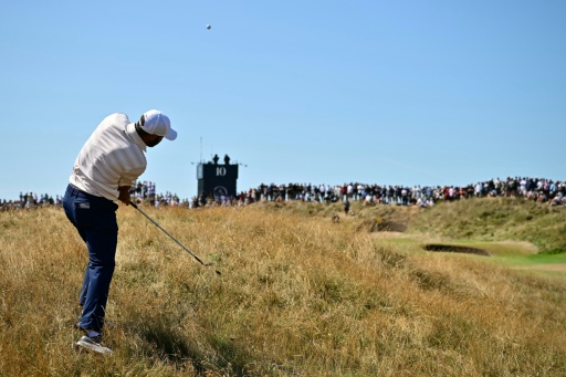 Scottie Scheffler fell just short of defending the British Open — Ben STANSALL / AFP