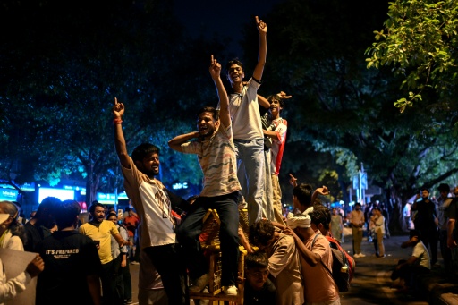 A New Delhi, la grande lessive du camp des manifestants étudiants