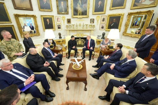 Trump appeared to express reservations about the plan to give Ukraine licenses to produce Patriot missiles domestically — Handout / AFP