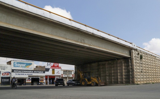 Vue du pont routier dans la communauté de Pozo de Gamboa, dans la municipalité de Pánuco, dans l'État mexicain de Zacatecas, le 7 août 2026, où cinq hommes ont été retrouvés morts — Jesse Mirales / AFP