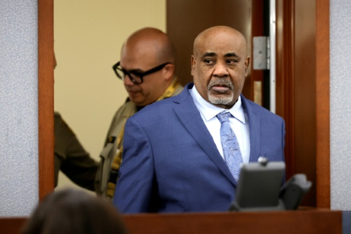 Duane Davis arrive pour son procès devant un tribunal de Las Vegas, le 17 août 2026 — STEVE MARCUS / AFP