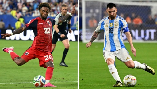 Le surprenant petit Poucet Cap-Vert avec Ryan Mendes (à gauche) et l'Argentine de Lionel Messi s'affrontent en 16e du Mondial à Miami le 3 juillet 2026
