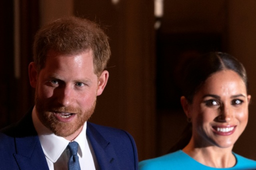 Le prince Harry et son épouse Meghan de retour au Royaume-Uni