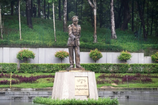 Founding father: statues of Myanmar's Aung San disappear
