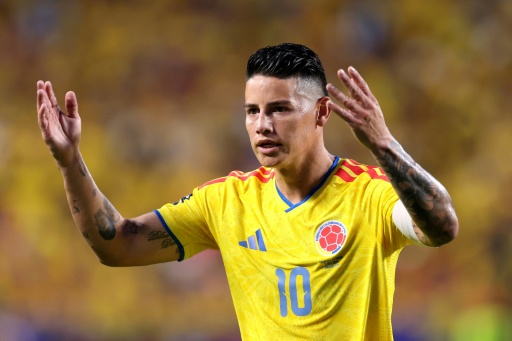 James Rodríguez durante el triunfo de Colombia ante Ghana en Kansas City el 3 de julio de 2026