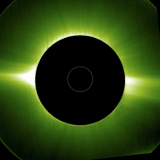 The Sun's corona in an image taken by the Solar Orbiter probe — - / AFP