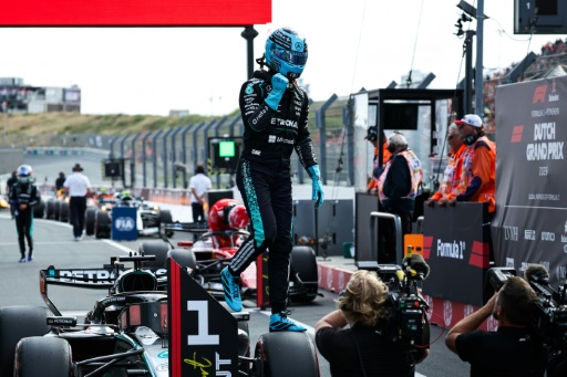 Russell roars to Dutch GP sprint pole, Antonelli fifth