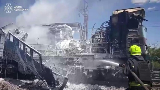 Ataque russo a trem deixa dois mortos na Ucrânia
