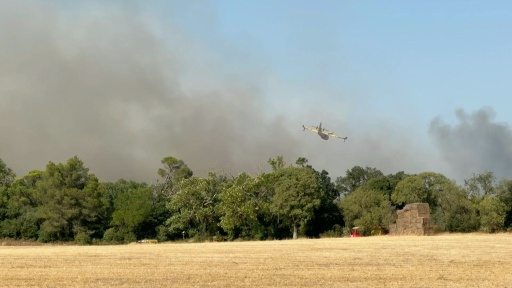Incendie près de Carcassonne: d'importants moyens déployés
