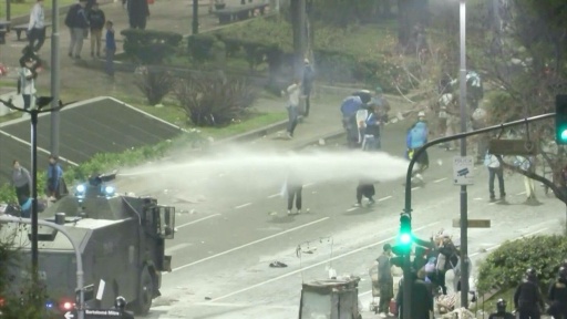 Clashes in Buenos Aires after Argentina's World Cup defeat — Franco FAFASULI / AFP