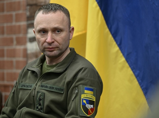 Le général Mykhailo Drapaty en Ukraine le 6 janvier 2025 — Genya SAVILOV / AFP