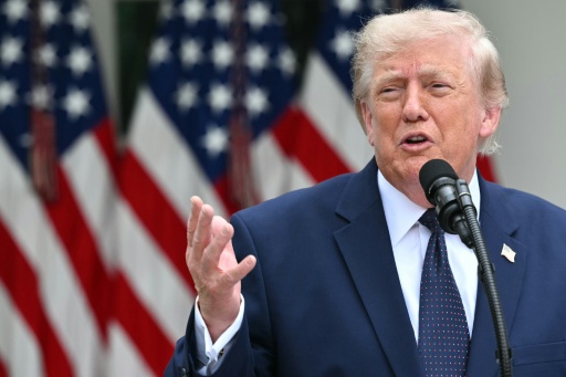 الرئيس الأميركي دونالد ترامب يلقي خطابا في البيت الأبيض في السادس من تموز/يوليو 2026