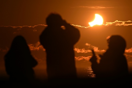 Partial eclipses will be visible in most of Europe, Canada, northern US and northwest Africa — Sanka Vidanagama / AFP