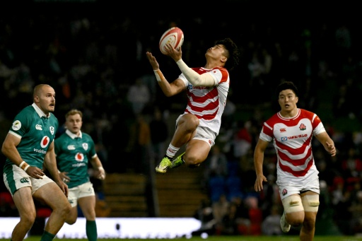 Japan lost to Ireland in their previous Nations Championship outing in Newcastle, Australia — Saeed Khan / AFP