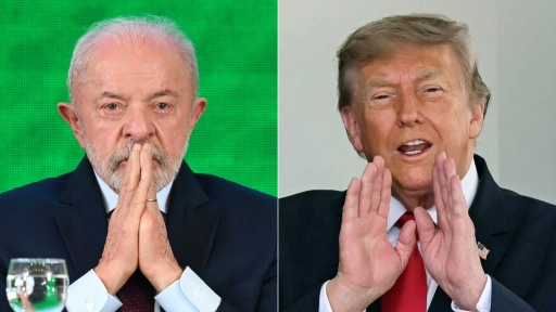 Brazil's Luiz Inacio Lula da Silva and Donald Trump of the United States, both age 80, have had a roller-coaster relationship — Evaristo Sa, SAUL LOEB / AFP