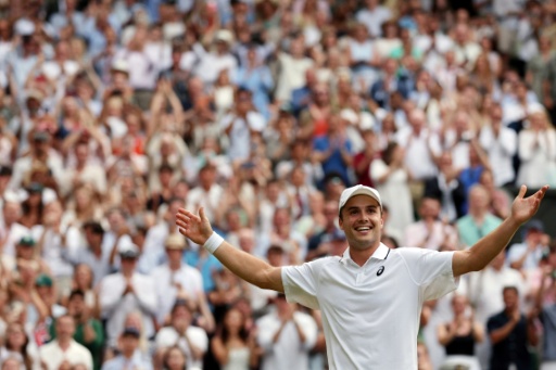Britain's Arthur Fery made Grand Slam history at Wimbledon