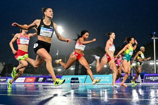 New Zealand's Zoe Hobbs won the women's 100m — ANDY BUCHANAN / AFP