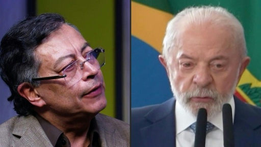 Petro liga para Lula e se compromete com 'transição pacífica' na Colômbia
