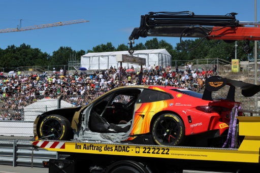 DTM: Thiim siegt - schwerer Unfall sorgt für Unterbrechung