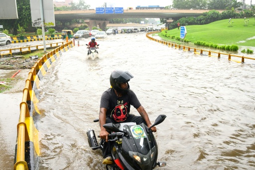 Rainfall in New Delhi