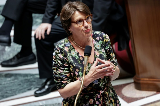 La ministre de l'Agriculture, Annie Genevard,  lors d'une séance de questions au gouvernement à l'Assemblée nationale, le 15 juillet 2026 à Paris — STEPHANE DE SAKUTIN / AFP