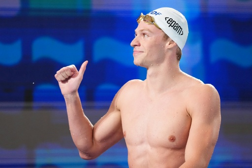 El nadador francés Léon Marchand consigue su primer título europeo