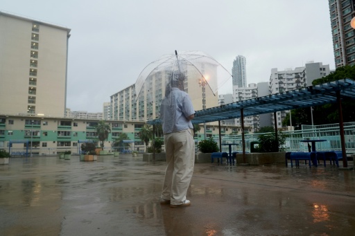 Mui, a woman who suffered persistent child sexual abuse for several years, in Hong Kong — Catherine LAI / AFP