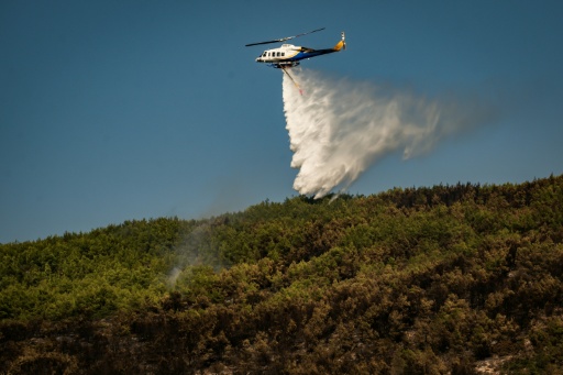 Grèce: incendie sous contrôle sur une île de la mer Egée