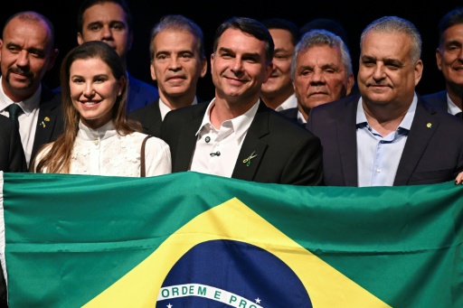 Brazil's Flavio Bolsonaro picks tough-on-crime running mate