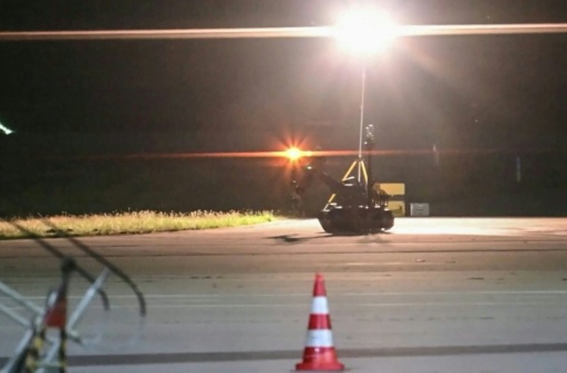 Explosive drone found near Ukrainian plane at German airport