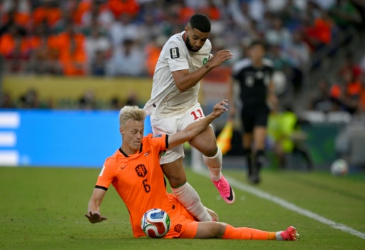 Le joueur du Maroc Ismael Saibari lors du 16e de finale du Mondial-2026 contre les Pays-Bas, le 30 juin à Monterrey