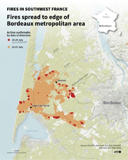 Spanish wildfire evacuees go home as France hit by new heat alert