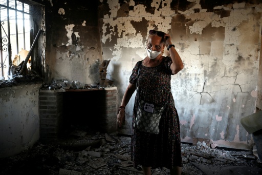 Spanish fires have devastated massive areas of land and buildings — Miguel RIOPA / AFP