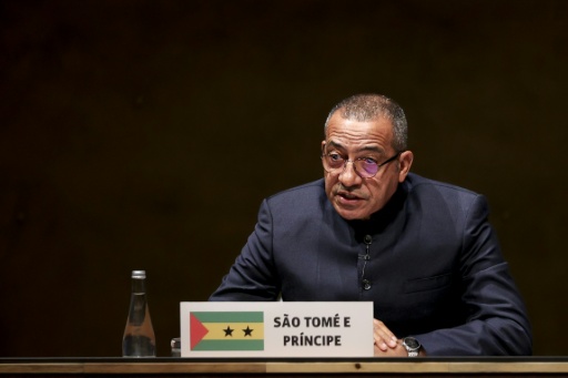 President Carlos Vila Nova (picture) faces party rival Nito Viegas D'Abreu in the election — FILIPE AMORIM / AFP
