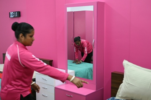 The app-based booking model is becoming increasingly common across India's booming gig economy — Idrees MOHAMMED / AFP