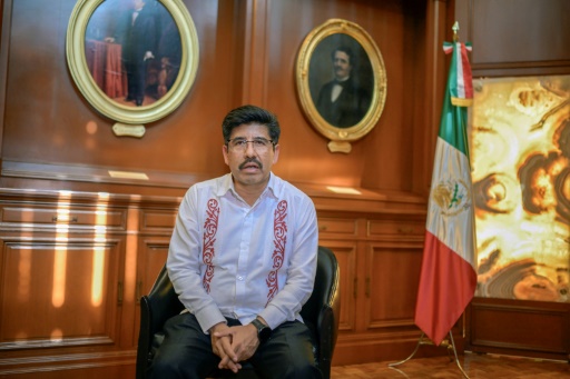 Hugo Aguilar called Mexico's first-ever Indigenous president Benito Juarez 'an inspiration and a guide' — Alfredo ESTRELLA / AFP