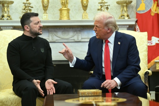 Trump and Zelensky have had a fraught relationship that has veered from a shouting match in the Oval Office in February 2025 to warmer ties in recent months — SAUL LOEB / AFP