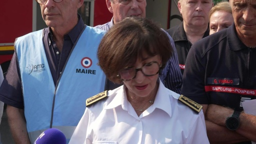 Mégafeu en Gironde: "nous avons eu 14 reprises de feu" mardi, "c'est très important" (préfète) — Florian PLAUCHEUR / AFP