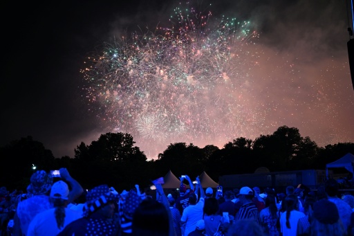 Feu d'artifice sur le Mall, le 5 juillet 2026 à Washington