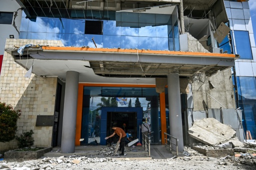 The epicentre of the shallow quake was located just off the north coast of Flores island — JUNI KRISWANTO / AFP