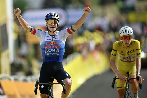 Tour de France: Evenepoel ramasse la mise, les espoirs de Vingegaard ruinés