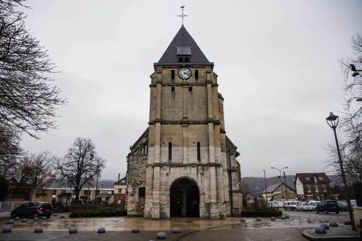 L'église de Saint-Etienne-du-Rouvray, le 10 février 2022 — Sameer Al-DOUMY / AFP