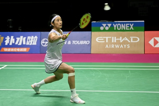 South Korea’s An Se-young took 49 minutes to beat Japan's Akane Yamaguchi in the final of the women's singles at the world badminton championships — Sajjad HUSSAIN / AFP