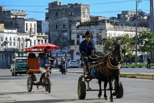 Horse-powered transportation remains common in Cuba, where a de-facto US fuel embargo has upended life on the communist-ruled island


2026. Cuba announced on July 29, 2026 that it would open up sectors of its economy such as petrol stations, pharmacies and care homes to the private sector, following Parliament’s approval of a package of 176 measures in favour of a market economy. — YAMIL LAGE / AFP