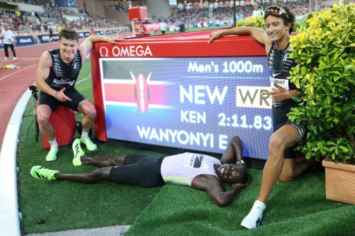 Wanyonyi sets new world best in men's 1,000m