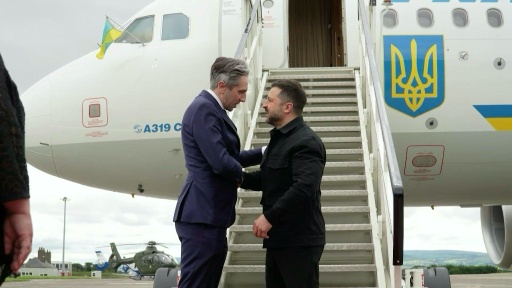 Zelensky arrive en Irlande pour le lancement de la présidence du Conseil de l’UE