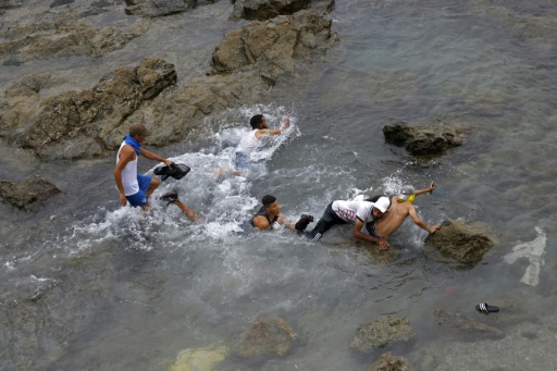 So far, 18 people have died attempting to reach the Spanish enclave — Abdel Majid BZIOUAT / AFP