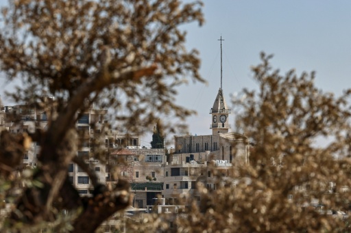The population of the Christian town of Taybeh is now 1,200, having stood at 3,000 in the 1980s — Zain JAAFAR / AFP