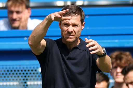 Le nouvel entraîneur de Chelsea, l'Espagnol Xabi Alonso, le 15 août 2026 à Londres — Adrian Dennis / AFP
